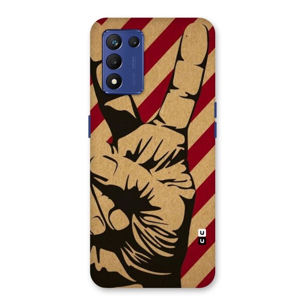 Peace Stripes Back Case for Realme 9 5G Speed