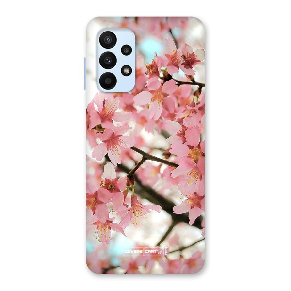 Peach Floral Back Case for Galaxy A23