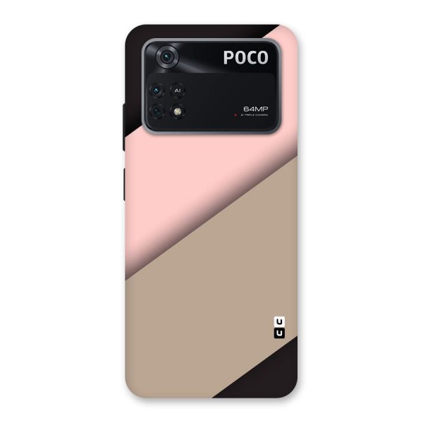 Pink Diagonal Back Case for Poco M4 Pro 4G