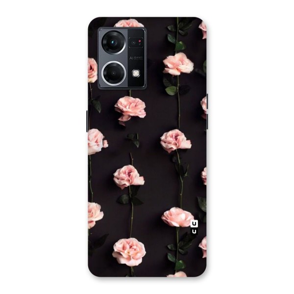 Pink Roses Glass Back Case for Oppo F21 Pro 5G