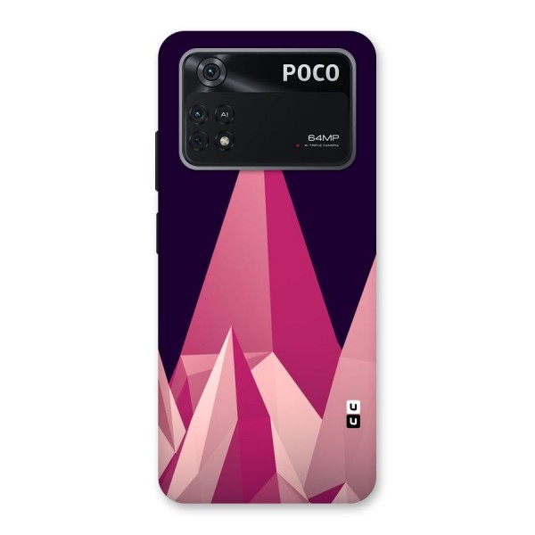 Pink Sharp Back Case for Poco M4 Pro 4G