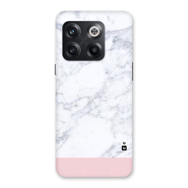 Pink White Merge Marble Back Case for OnePlus 10T