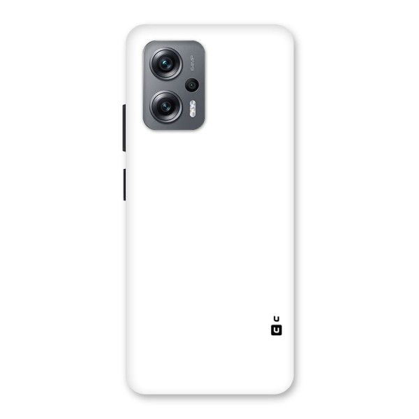 Plain White Back Case for Redmi K50i