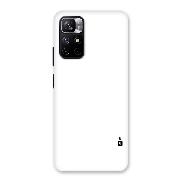 Plain White Back Case for Redmi Note 11T 5G