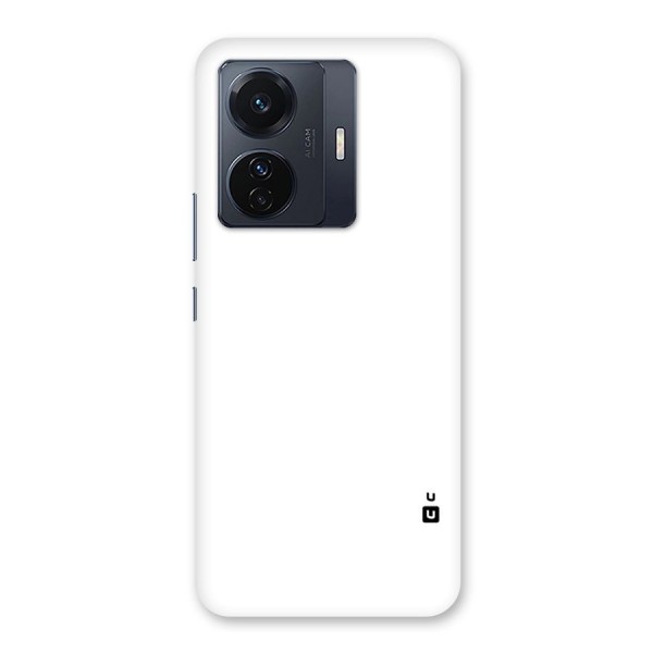 Plain White Back Case for Vivo iQOO Z6 Pro