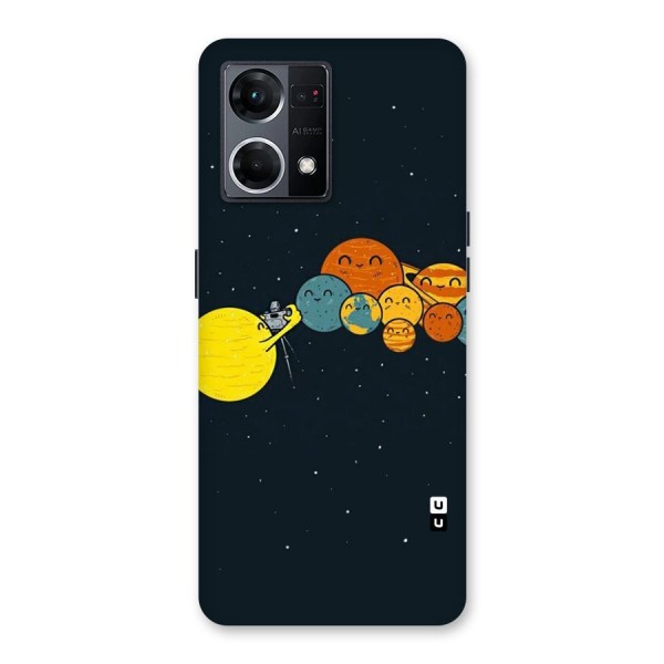 Planet Family Glass Back Case for Oppo F21 Pro 5G