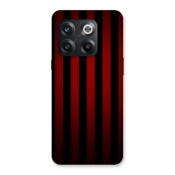 Red Black Stripes Back Case for OnePlus 10T