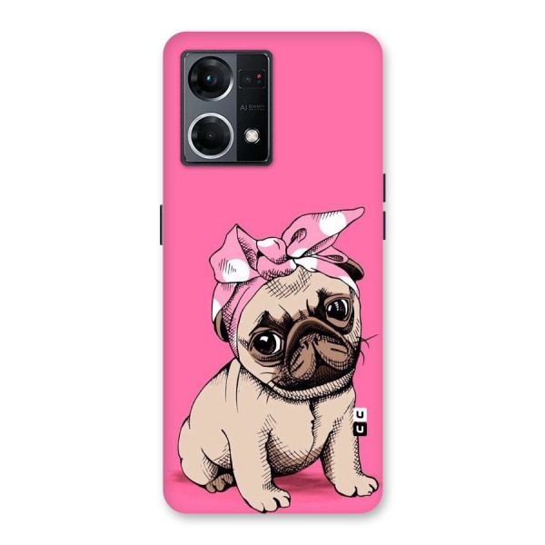 Ribbon Doggo Glass Back Case for Oppo F21 Pro 5G