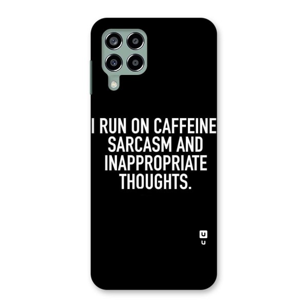 Sarcasm And Caffeine Back Case for Galaxy M33