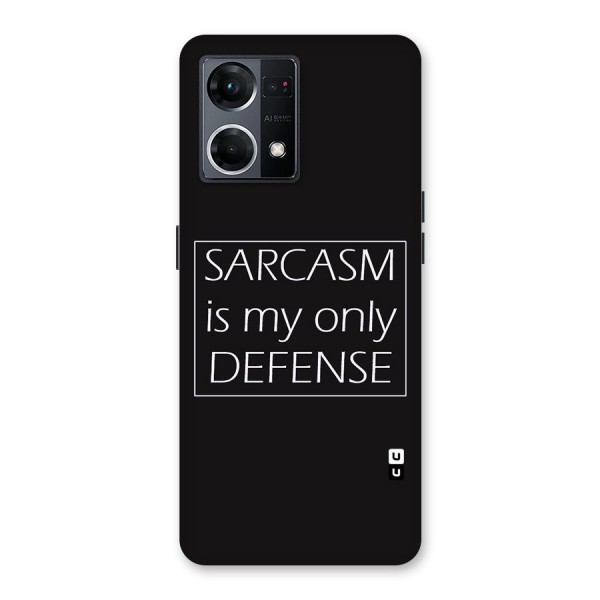 Sarcasm Defence Glass Back Case for Oppo F21 Pro 5G