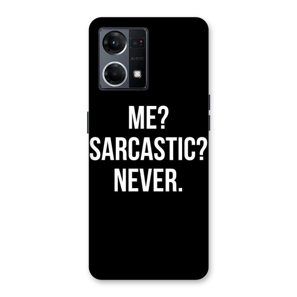 Sarcastic Quote Glass Back Case for Oppo F21 Pro 5G