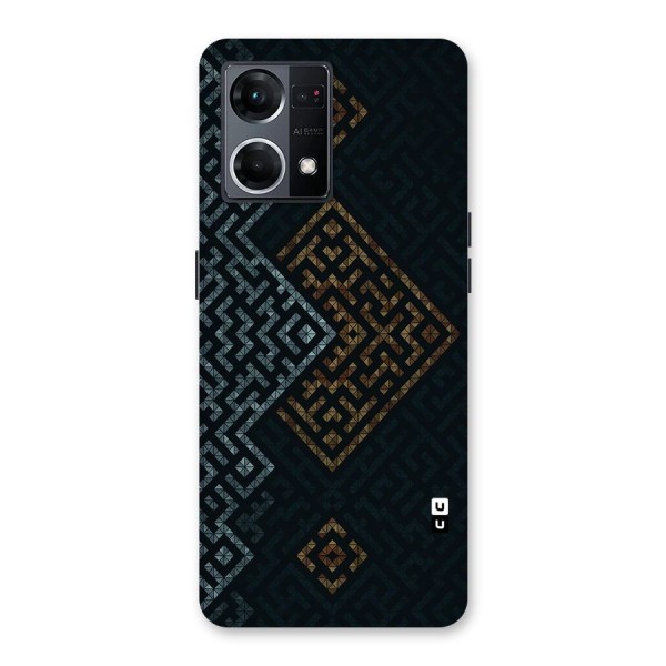 Smart Maze Glass Back Case for Oppo F21 Pro 5G