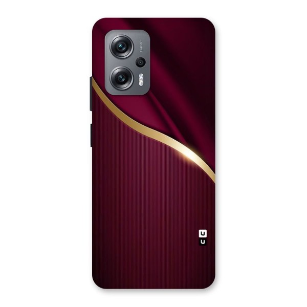 Smooth Maroon Back Case for Redmi K50i