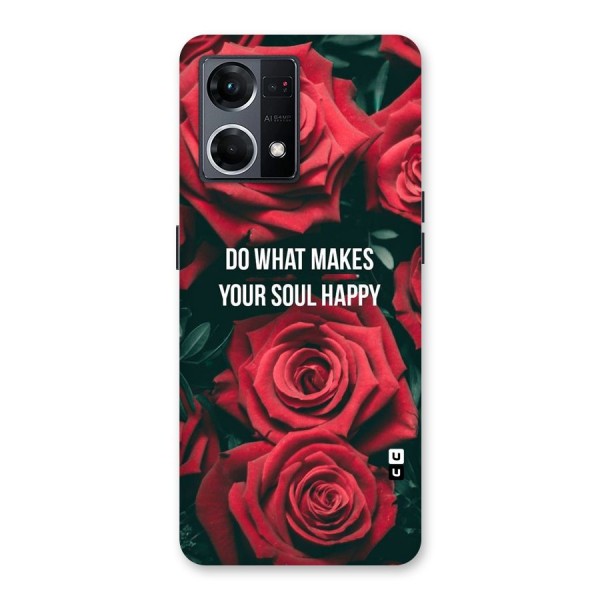 Soul Happy Glass Back Case for Oppo F21 Pro 5G