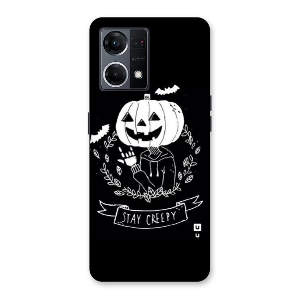 Stay Creepy Glass Back Case for Oppo F21 Pro 5G