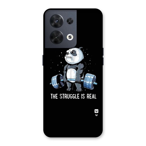 Struggle in Real Back Case for Oppo Reno8 5G