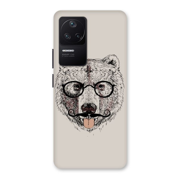 Studious Bear Back Case for Poco F4 5G