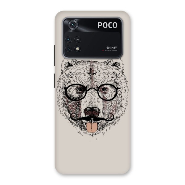 Studious Bear Back Case for Poco M4 Pro 4G