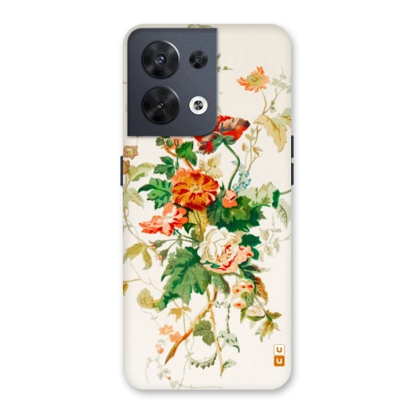 Summer Floral Back Case for Oppo Reno8 5G