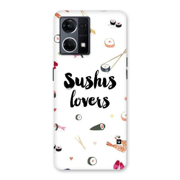 Sushi Lovers Glass Back Case for Oppo F21 Pro 5G