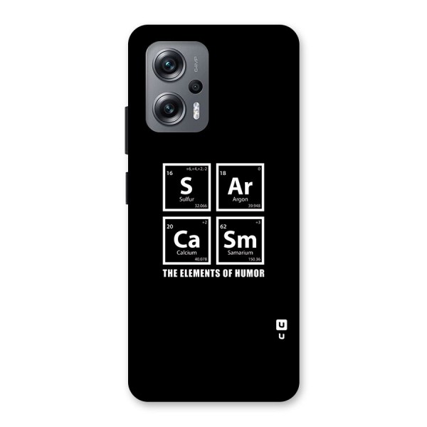 The Elements of Humor Back Case for Redmi K50i
