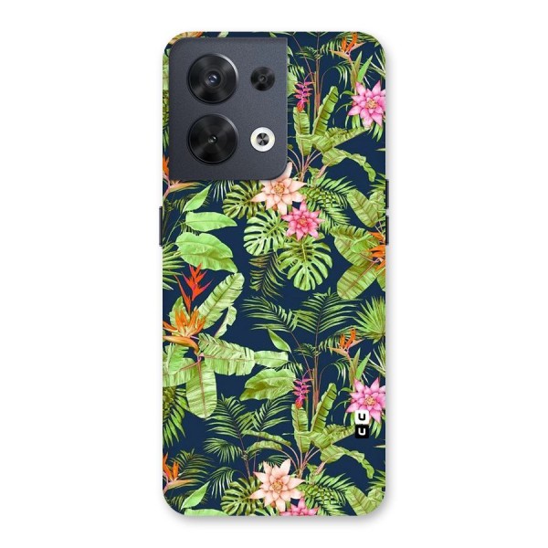 Tiny Flower Leaves Back Case for Oppo Reno8 5G