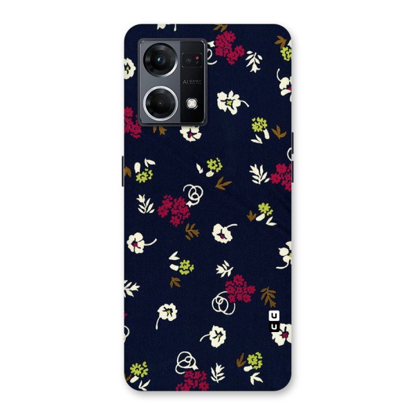 Tiny Flowers Glass Back Case for Oppo F21 Pro 5G