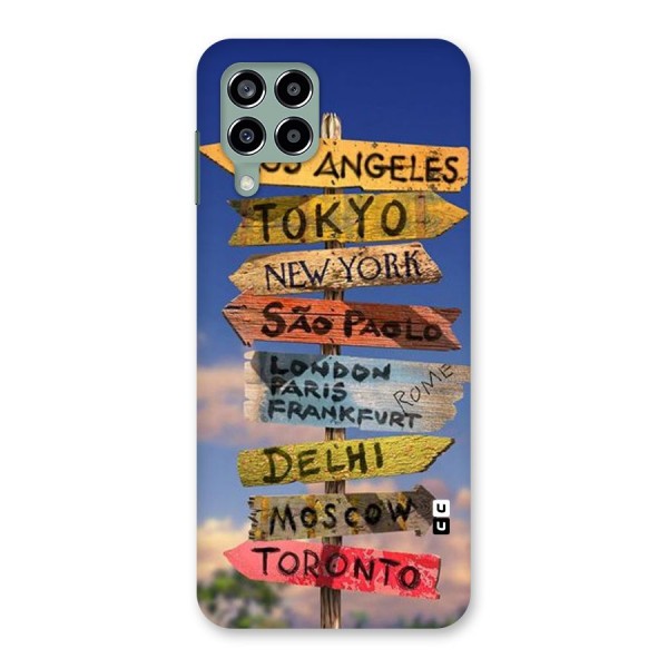 Travel Signs Back Case for Galaxy M33