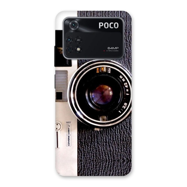 Vintage Camera Back Case for Poco M4 Pro 4G