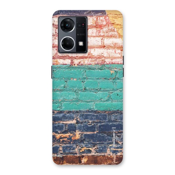 Wall Grafitty Glass Back Case for Oppo F21 Pro 5G