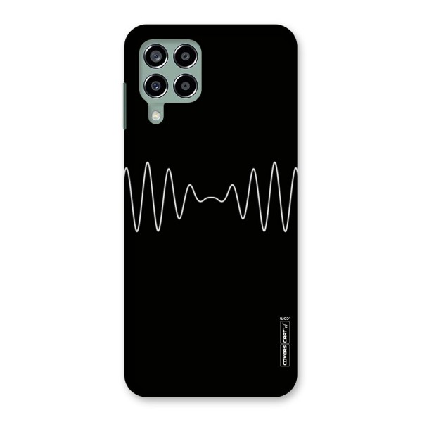 White Minimal Thread Back Case for Galaxy M33