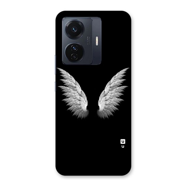 White Wings Back Case for Vivo iQOO Z6 Pro