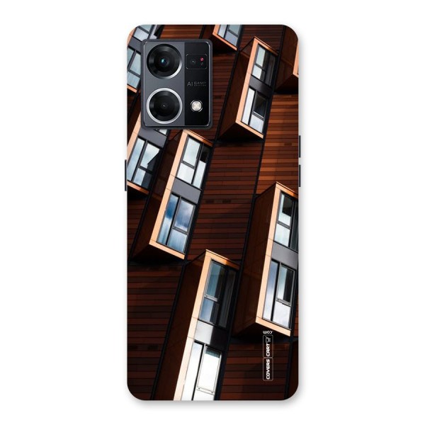 Window Abstract Glass Back Case for Oppo F21 Pro 5G