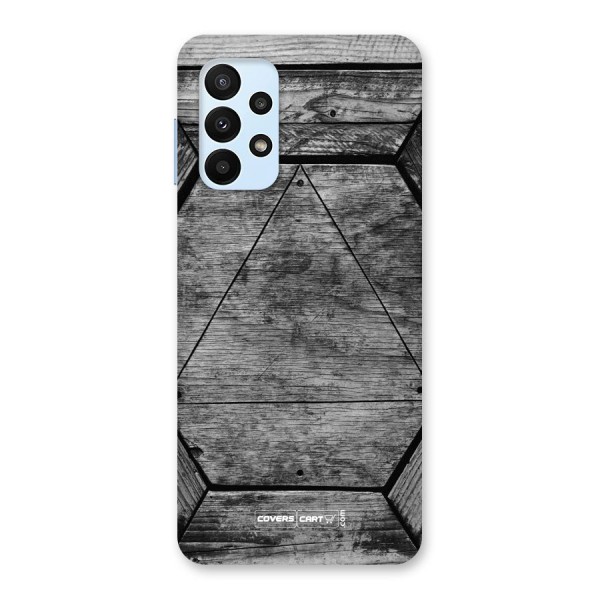 Wooden Hexagon Back Case for Galaxy A23