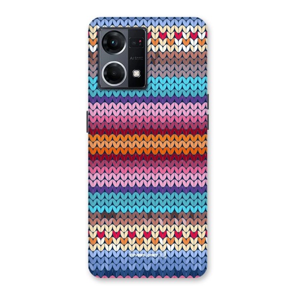 Woolen Glass Back Case for Oppo F21 Pro 5G