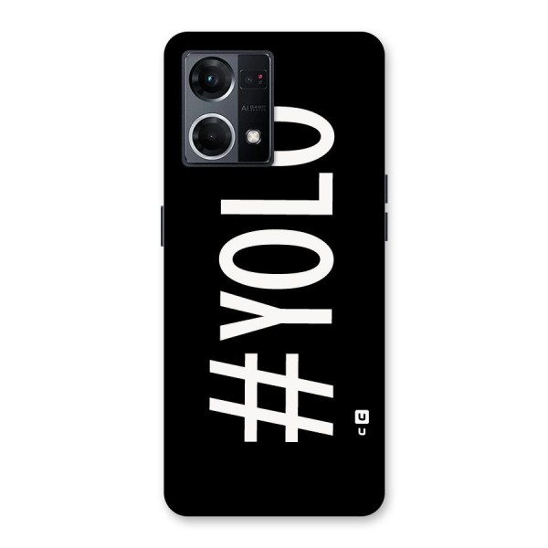 Yolo Glass Back Case for Oppo F21 Pro 5G