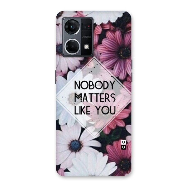 You Matter Glass Back Case for Oppo F21 Pro 5G