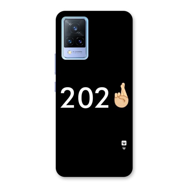 2021 Fingers Crossed Back Case for Vivo V21 5G