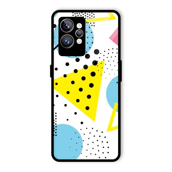 Abstract Geometry Glass Back Case for Realme GT2 Pro