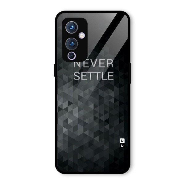 Abstract No Settle Glass Back Case for OnePlus 9