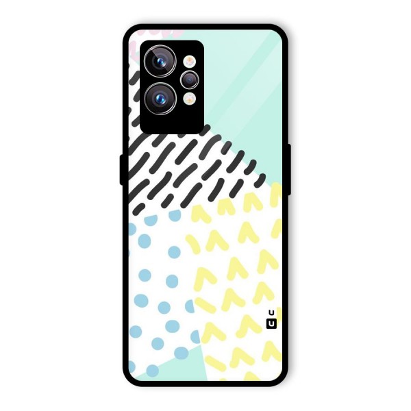 Abstract Pastel Glass Back Case for Realme GT2 Pro