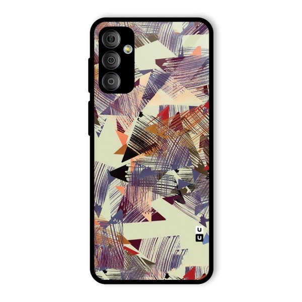 Abstract Sketch Glass Back Case for Galaxy F23