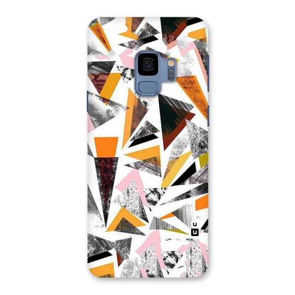 Abstract Sketchy Triangles Back Case for Galaxy S9