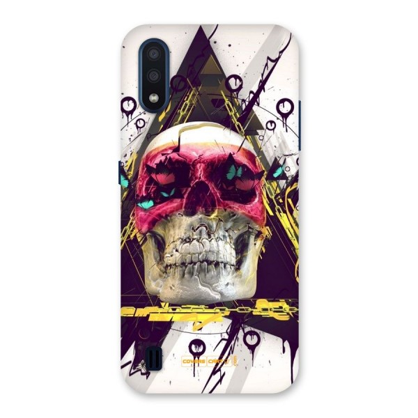 Abstract Skull Back Case for Galaxy M01