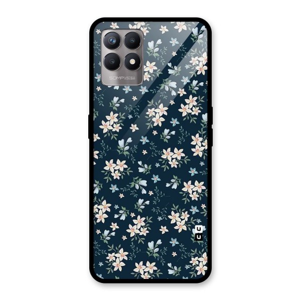 Aesthetic Bloom Glass Back Case for Realme 8i