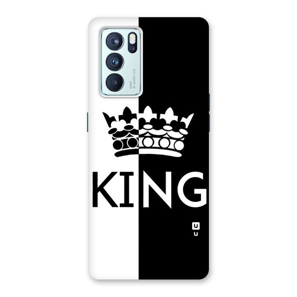 Aesthetic Crown King Back Case for Oppo Reno6 Pro 5G