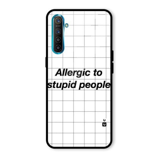 Allergic Glass Back Case for Realme XT