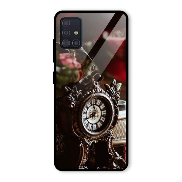 Ancient Clock Glass Back Case for Galaxy A51