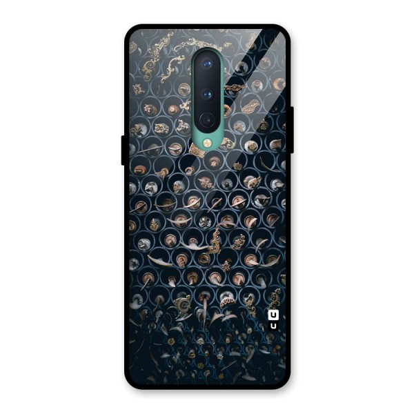 Ancient Wall Circles Glass Back Case for OnePlus 8