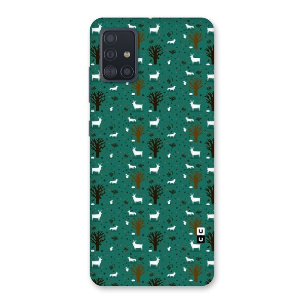 Animal Grass Pattern Back Case for Galaxy A51